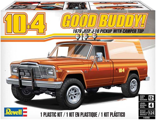 Revell kit de modélisme Jeep J-10 Pickup avec toit campeur 1:24 jouet