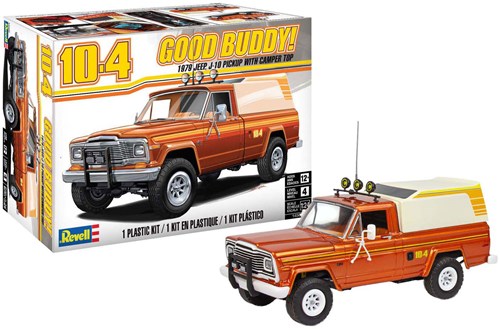 Revell kit de modélisme Jeep J-10 Pickup avec toit campeur 1:24 jouet-3