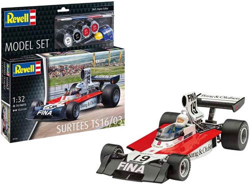 Revell kit de modélisme Formule 1 Surtees TS16/03 1:32 - 78 pièces-2
