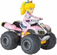 Carrera RC voiture télécommandée Mario Kart Peach Quad 2,4GHz 19,5cm jouet-3