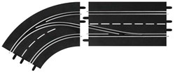 Carrera circuit de course Courbe de changement de voie gauche 1:24 - accessoire de circuit