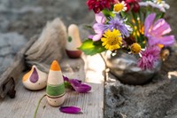 Grapat figurines en bois fantaisie set Ooh-lala! jouet 3 pièces