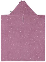 Trixie cape de bain enfant 70x130cm Mrs. Peacock - peignoir doux-2