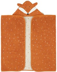 Trixie cape de bain coton bio Mr. Fox 70x130cm - serviette bébé douce