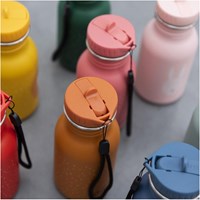 Trixie bouteille d'eau - gourde inox enfants - Mr. Fox - 350ml - étanche - orange-3