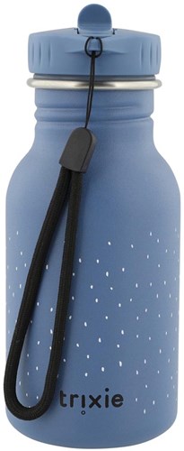 Trixie bouteille d'eau inox enfant 350ml Mrs. Elephant bleu étanche-2