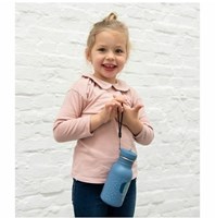 Trixie bouteille d'eau inox enfant 350ml Mrs. Elephant bleu étanche-3