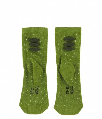 Trixie chaussettes lot de 2 - chaussettes enfant Mr. Dino taille 16/18 - vert-3
