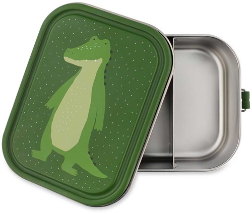 Trixie grande boîte à lunch - boîte repas Mr. Alligator inox pour enfants-3