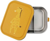 Trixie grande boîte à lunch - boîte inox Mr. Giraffe jaune enfants-2