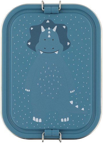 Trixie boîte à lunch pour enfants - Mr. Triceratops - Acier inoxydable - Bleu - Dino