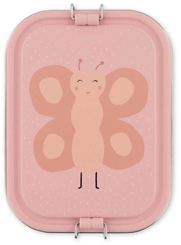 Trixie grande boîte à lunch Mrs. Butterfly inox pour enfants