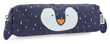 Trixie grande trousse - Mr. Penguin bleu pochette créative