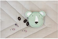 Trixie porte-monnaie - porte-monnaie enfant Mr. Polar Bear coton vert-2