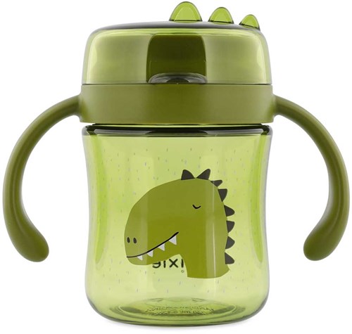 Trixie gobelet 360 degrés avec poignées Mr. Dino étanche Tritan