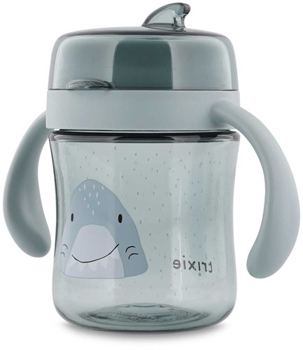 Trixie gobelet 360 degrés avec poignées Mr. Shark Tritan anti-fuite-2