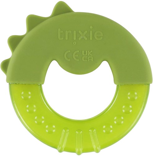 Trixie anneau de dentition bébé rafraîchissant Mr. Dino - rempli d'eau, silicone Trixie Cooling Teether Mr Dino-2
