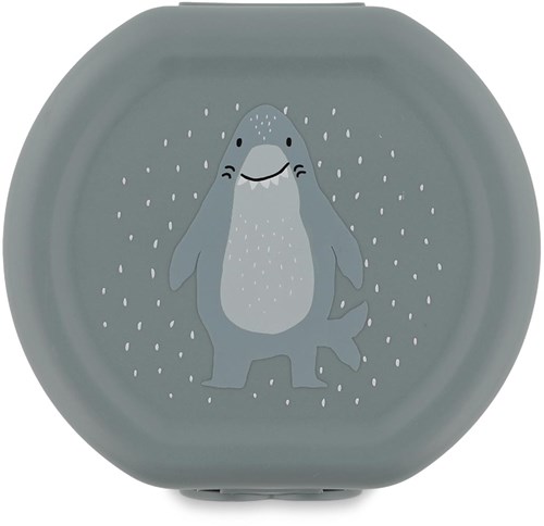Trixie boîte à goûter set - lunchbox avec clip Mr. Shark - sans BPA pour enfants