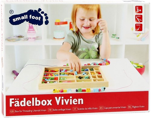 Small Foot coffret de perles en bois - création de bijoux pour enfants