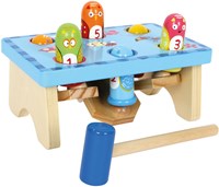 Small Foot - Jeu de motricité jouet en bois Tape l'Oiseau