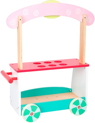 Small Foot chariot à glace en bois jouet avec accessoires - jeu de rôle-3