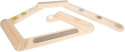 Small Foot jouet poutre d'équilibre en bois - aventure équilibre, 7 pièces