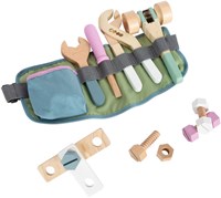 Small Foot ceinture à outils en bois - set de jouets pour enfants 15 pièces-2