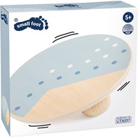 Small Foot planche d'équilibre en bois bleue - jouet d'équilibre pour enfants