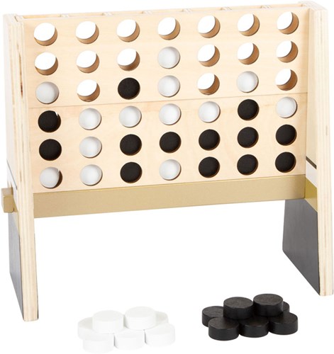 Small Foot - Jeu Puissance 4 en Bois Édition Or Enfants-2