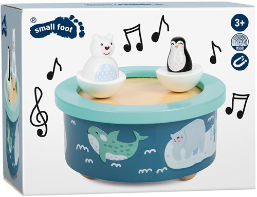 Small Foot boîte à musique en bois Pôle Nord à remonter décoration chambre