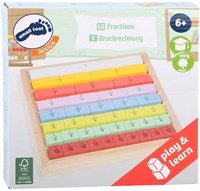Small Foot blocs de fractions en bois jouet éducatif certifié FSC enfants