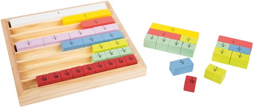 Small Foot blocs de fractions en bois jouet éducatif certifié FSC enfants-2