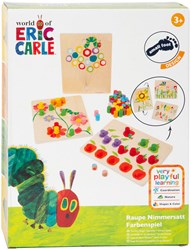 Small Foot - Jeu d'apprentissage en bois La Chenille qui fait des trous couleurs