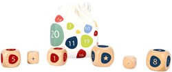 Small Foot dés en bois jeu éducatif mathématiques certifié FSC