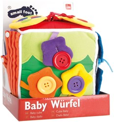 Small Foot cube bébé peluche - jouet sensoriel pour la motricité