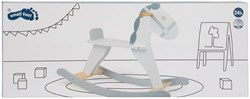 Small Foot cheval à bascule en bois Skandi blanc - Jouet scandinave