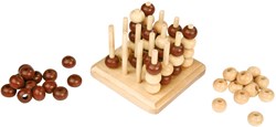 Small Foot jeu de stratégie en bois 3D - Puissance 4 pour enfants