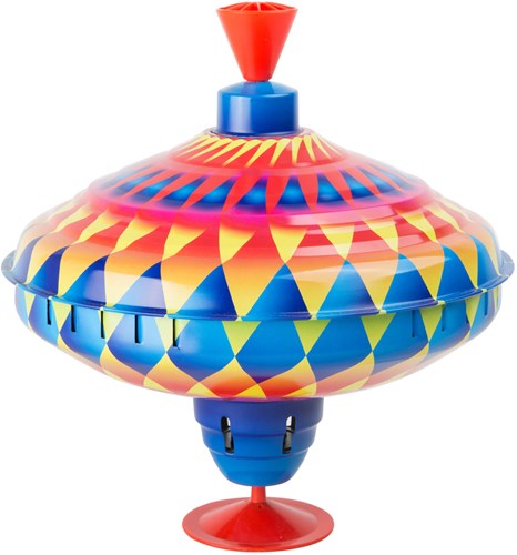 Small Foot - Toupie bourdonnante colorée avec base en caoutchouc pour enfants-2