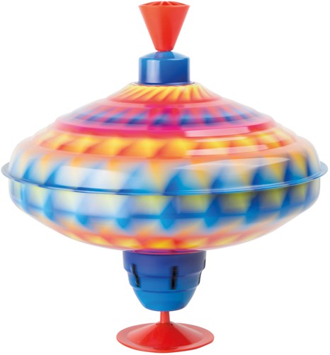 Small Foot - Toupie bourdonnante colorée avec base en caoutchouc pour enfants-3