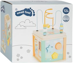 Small Foot - Cube d'activités en bois motricité pastel jouet enfant