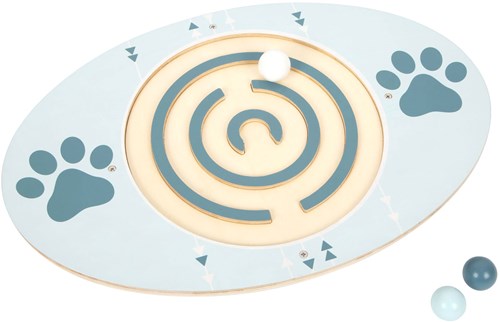 Planche d'équilibre en bois jouet d'équilibre Sky Paw avec 3 balles pour enfants-3