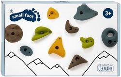 Small Foot pierres d'escalade aventure set - jouet mur d'escalade 10 pièces