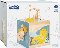 Small Foot cube d'activités en bois spirale motricité Seaside jouet
