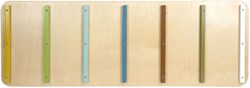Small Foot structure d'escalade en bois toboggan 3en1 aventure multicolore jouet