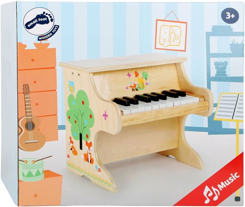 Small Foot piano jouet en bois renard - instrument de musique pour enfants