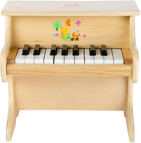 Small Foot piano jouet en bois renard - instrument de musique pour enfants-3
