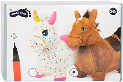 Small Foot cheval sauteur peluche - jouet poney enfant rebondissant