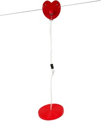 Small Foot tyrolienne jardin avec balançoire disque - jeu d'extérieur