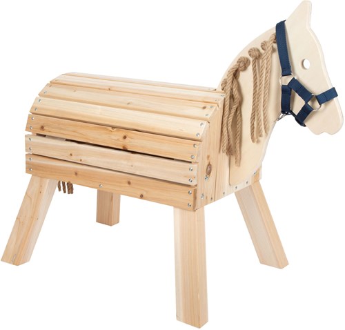 Small Foot cheval en bois compact - poney jouet pour enfants-3