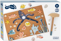 Small Foot jeu de marteau en bois océan - jouet créatif dès 3 ans